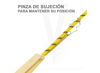 Protector de cuerda PROTEC PLUS para cantos abrasivos o calientes