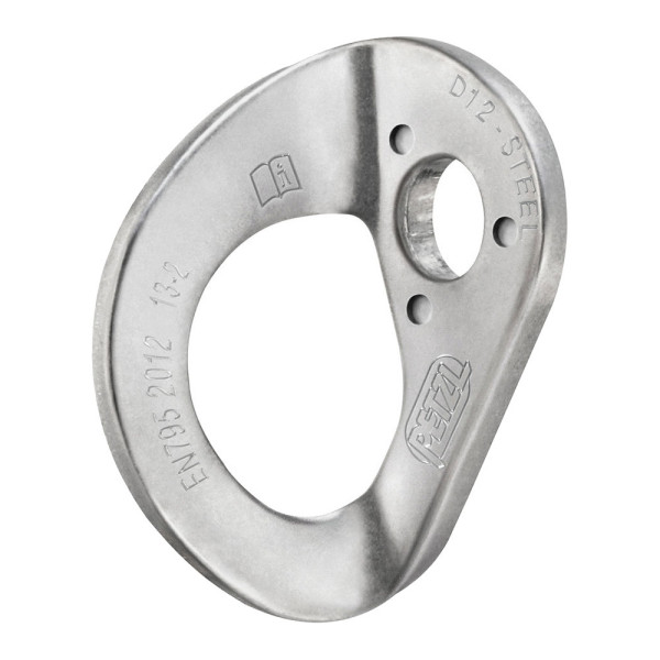 Plaqueta de anclaje en acero COEUR Petzl para trabajos verticales 2