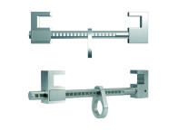 Anclaje aluminio para vigas. Modelo práctico, ligero y portátil.