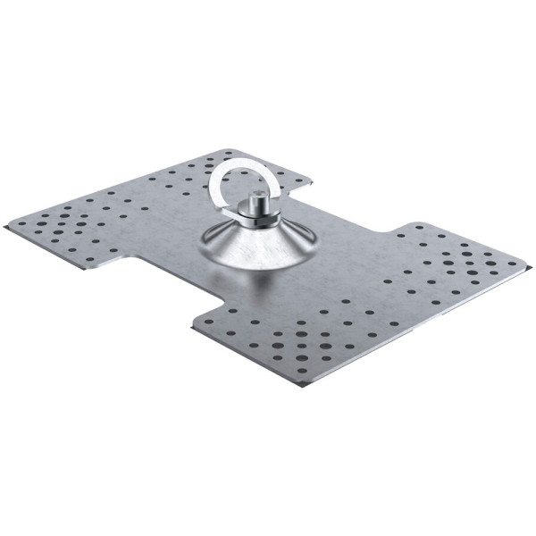 Poste de anclaje anticaídas HLH inox para cubiertas metálicas