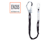 Cabo anticaídas elástico 2m con gancho 50mm y absorbedor energía