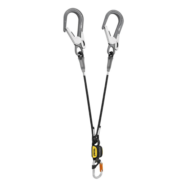 Cabo de amarre doble con absorbedor y 2 ganchos MGO-Y de Petzl 2