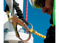 Cabo de amarre doble TIE-BACK con absórbica y 2 ganchos MGO Petzl