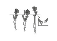 Eslinga regulable CONNEXION VARIO para anclaje temporal