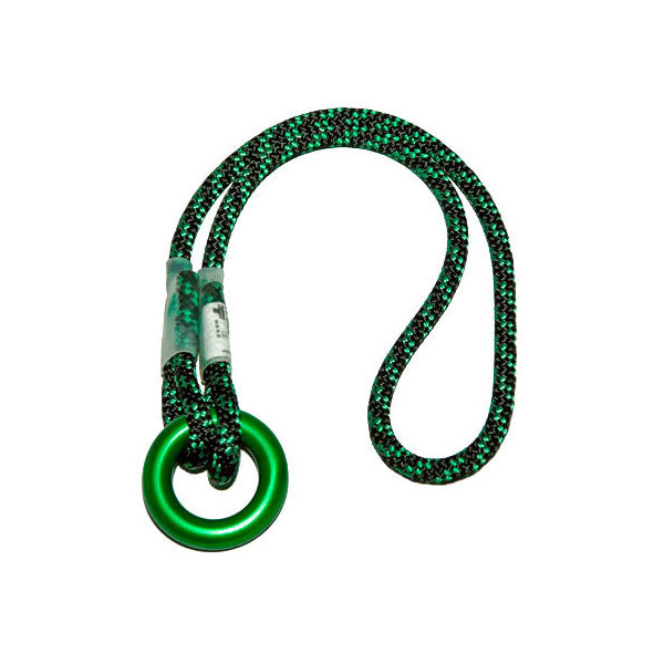 Anclaje de cuerda RINGLOOP con anilla. Para prusik y otros usos