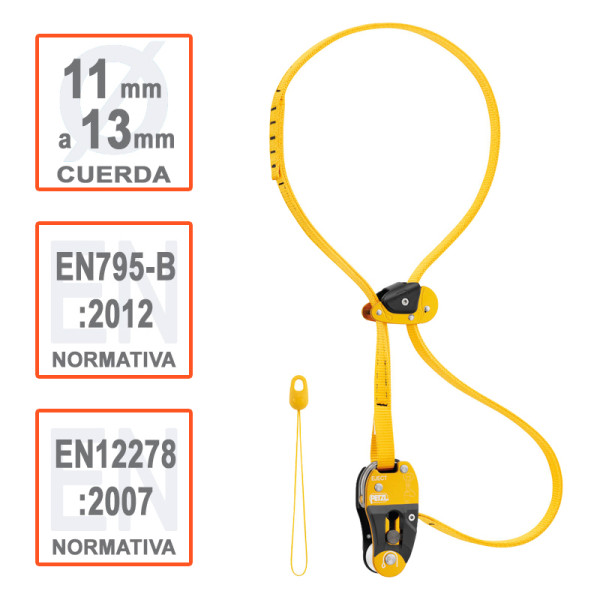 Recambio Salvarramas regulable EJECT 2,5m. Anclaje trepa y poda.