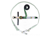 Eslinga regulable para anclaje temporal en chimeneas y casetones