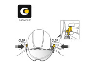 Pantalla retráctil VIZEN MESH para cascos Vertex y Strato Petzl