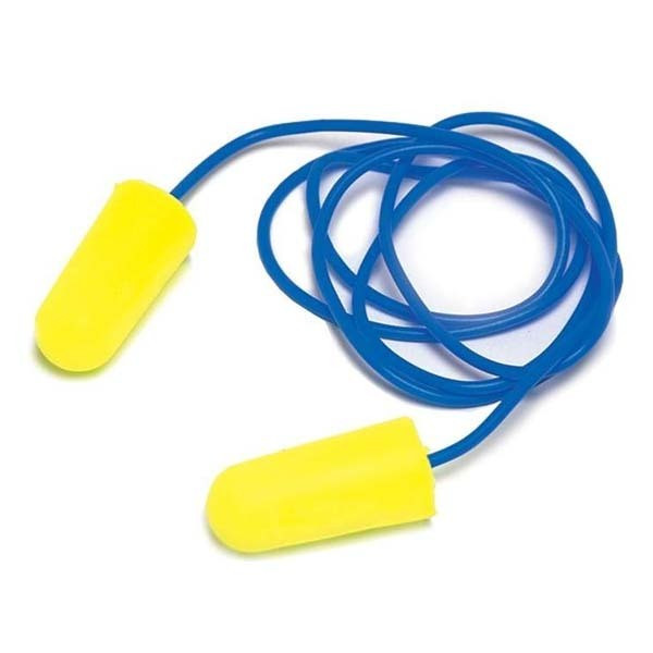 Tapones Earsoft desechables con cordón. Atenuación SNR 36