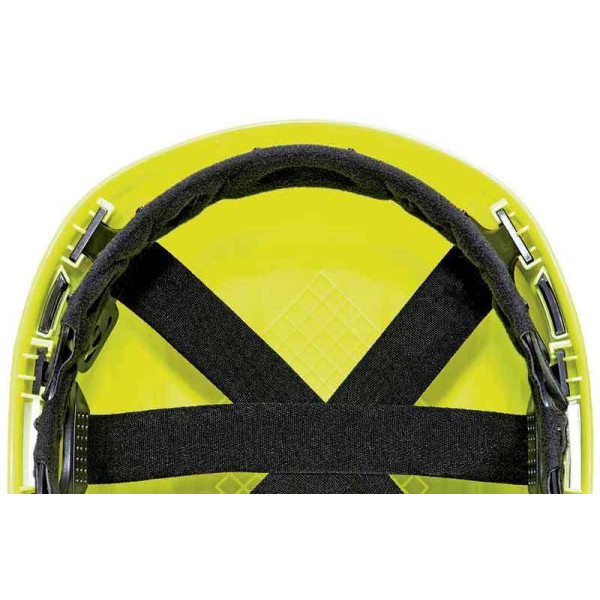 Casco Granite con barboquejo homologado para trabajos en altura.