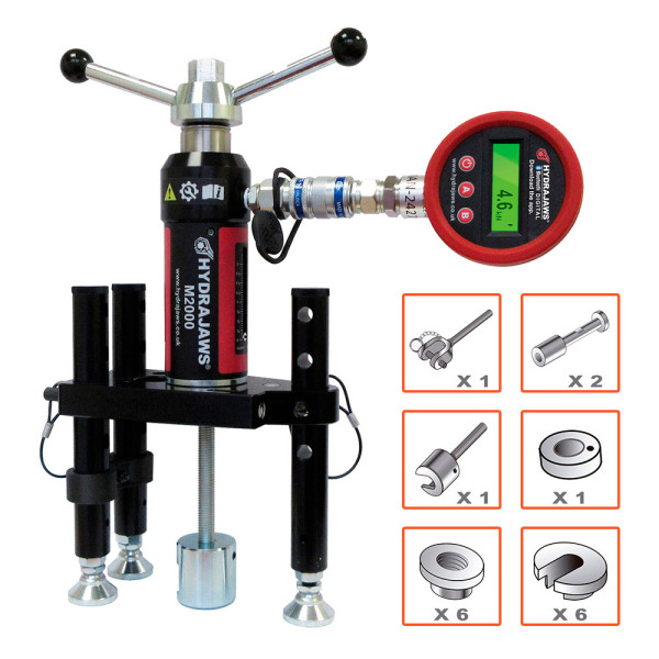 Tester M2000 PRO para ensayar varilla roscada, parabolt, argollas