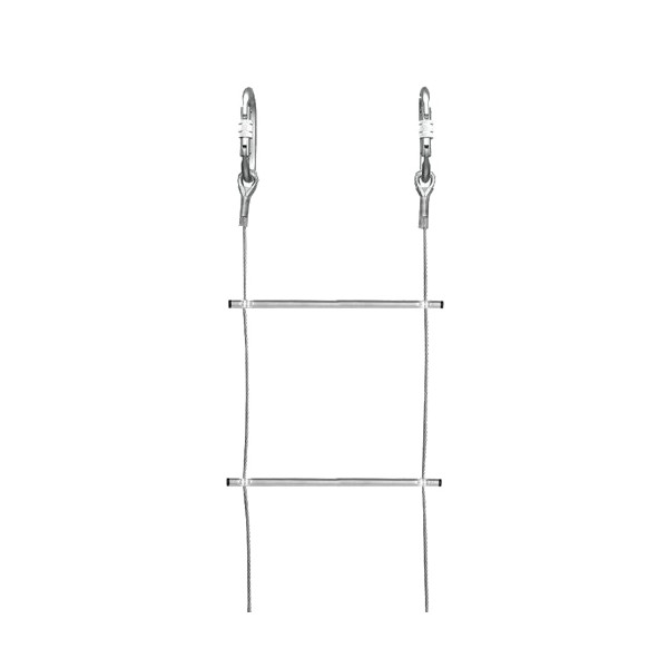 Escalera enrollable de cable. Anchura 31 cm. Varias longitudes