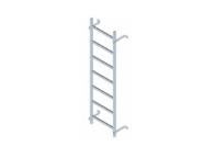 Escaleras fijas modulares, con o sin aros quitamiedos