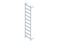 Tramo de escalera galvanizada. 2700mm sin aros quitamiedo