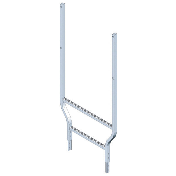 Extensión superior para escalera fija. Sin aros quitamiedo