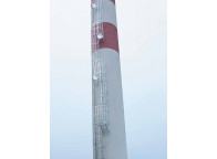 Tramo de escalera galvanizada. 1200mm con aros quitamiedo
