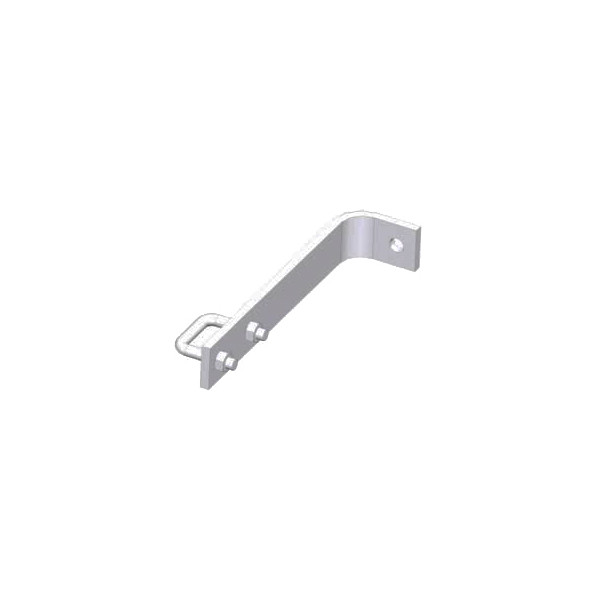 Anclaje fijo para escalera permanente de acceso por fachada