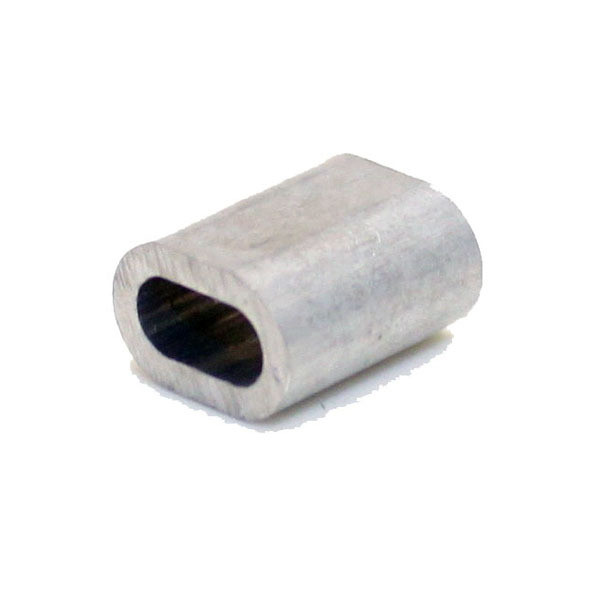 20 Casquillos prensacables de aluminio para terminales de cable.