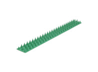 Púas antigatos de color verde. Tiras de 50cm longitud ancho 45mm