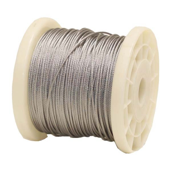 Cable inox 0.76mm 100m para antipalomas de cable tensado