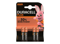Pilas AAA Duracell Plus 1,5V LR03