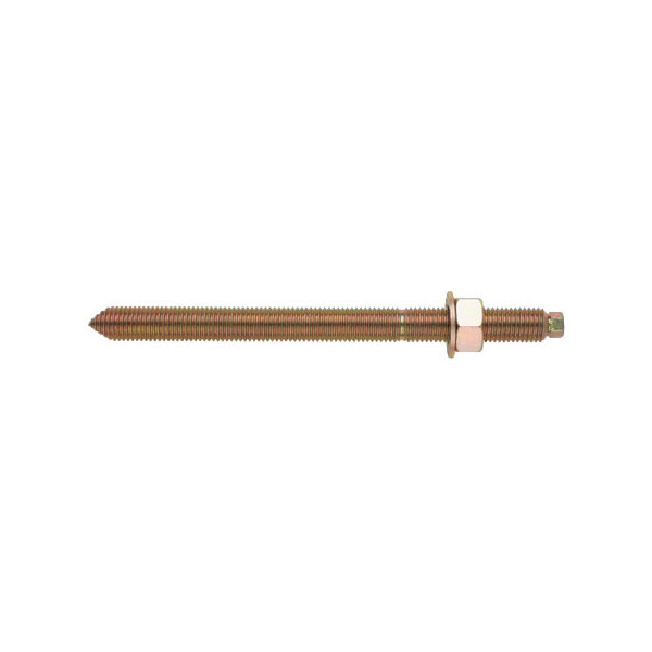 Espárrago zincado o bicromatado M12x160 para anclaje químico 2