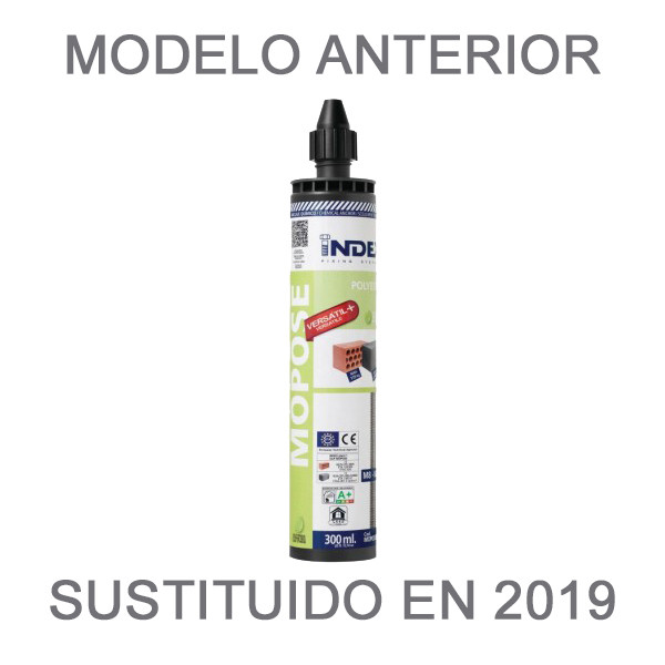Resina poliéster MOP+ Index para instalación de anclajes químicos