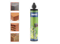 Resina poliéster MOP+ Index para instalación de anclajes químicos