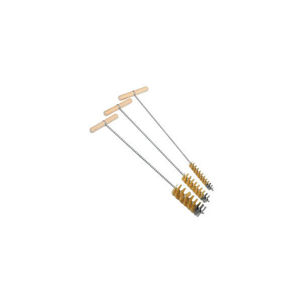 Kit con 3 cepillos de limpieza de taladros para anclajes químicos