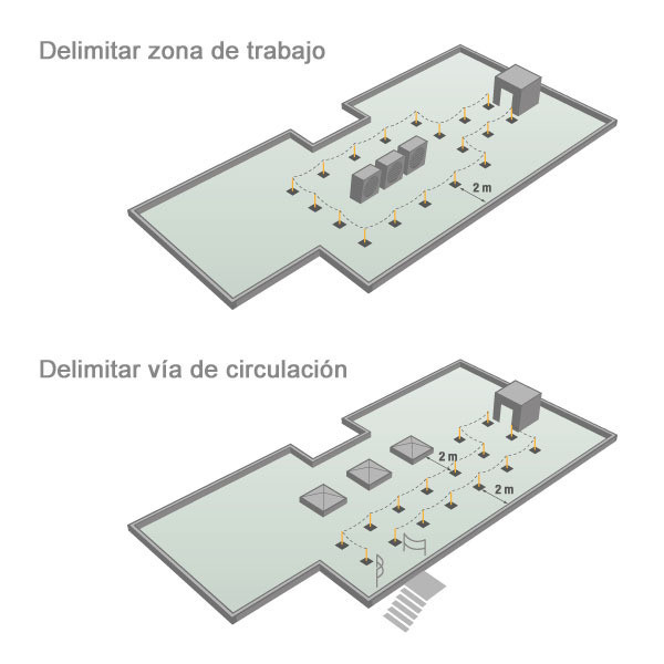 Eslabón de unión para cadena del sistema de señalización D-Marc