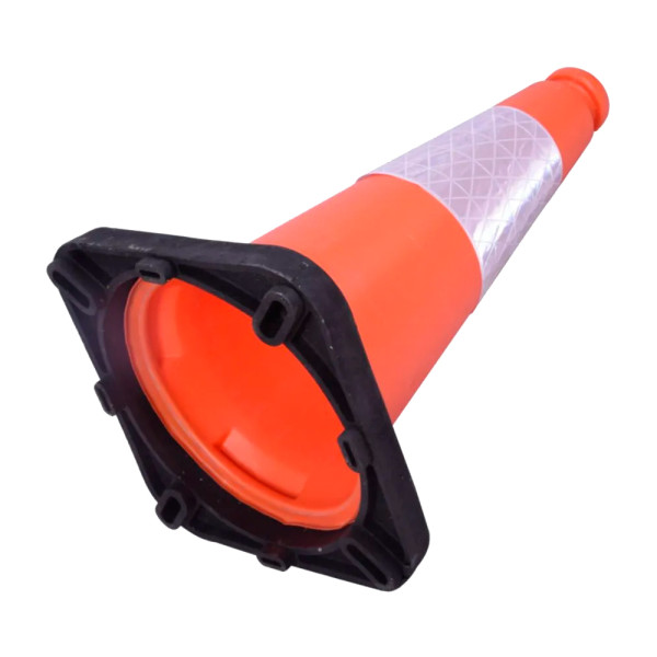 Cono de tráfico altura 45cm para señalización de zonas de trabajo 2
