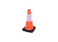Cono de tráfico altura 45cm para señalización de zonas de trabajo