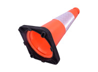 Cono de tráfico 75cm para señalizar peligro y zonas de trabajo