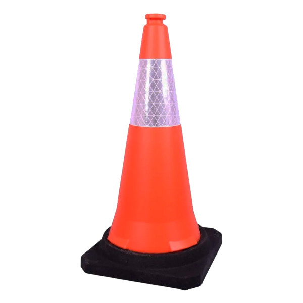 Cono de tráfico 75cm para señalizar peligro y zonas de trabajo