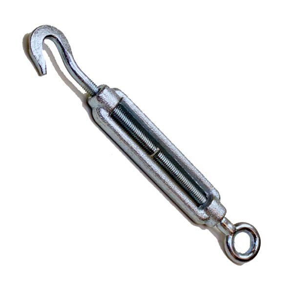 Tensor para cables M6 gancho y anilla material acero galvanizado