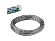 Cable de diámetro 2mm en acero inoxidable con trenzado 7x7+0