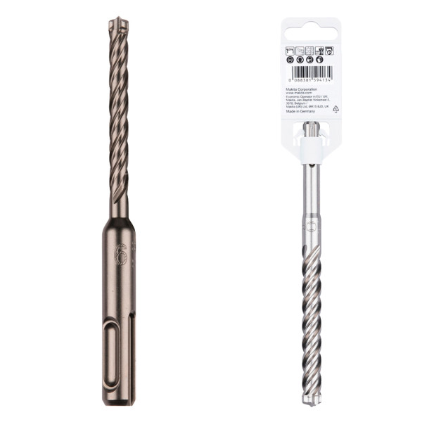 Broca Nemesis 6mm Makita para hormigón B-57962 Longitud 115mm 2