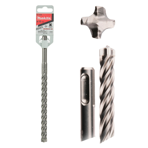 Broca 12mm Nemesis E-14548 para hormigón. Longitud 150mm útiles