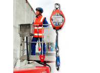 Anticaídas retráctil especial PEMP con cinta de 1,8m de longitud