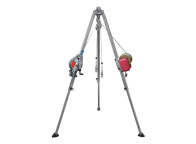 Anticaídas retráctil enrollable de 12m cable inox con Rescatador