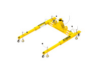 Base H móvil autoportante para brazo pescante Xtirpa de 610 mm