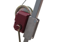 Conjunto sujeción para acoplar polipasto o winch a trípode Ikar.