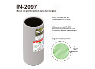 Pedestal embutido para postes y brazos pescantes Xtirpa 610 mm