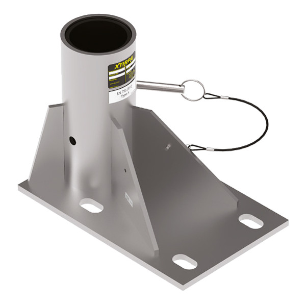 Pedestal descentrado para brazo 610 mm rescate espacio confinado