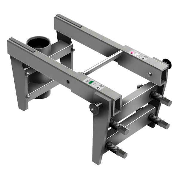 Pedestal tipo sargento para brazo davit pescante ASS-1 marca Ikar