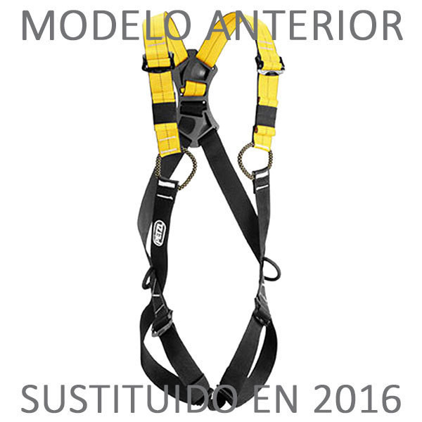 Arnés de seguridad anticaídas Newton de Petzl. Vida útil 10 años.