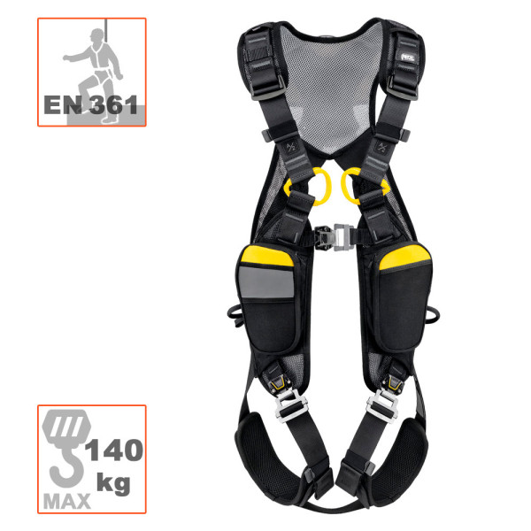 Arnés de seguridad anticaídas Newton Easyfit Petzl con bolsillos