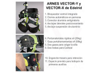 Arnés VECTOR-X Edelrid para rescate y acceso por cuerda en altura