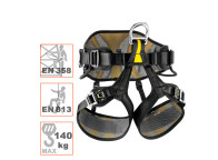 Arnés Avao Sit Fast ampliable con las hombreras norma EN361.