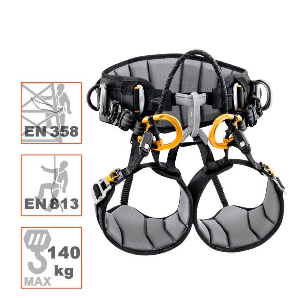 Arnés para poda de árboles y trepa SEQUOIA SRT marca Petzl